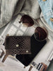 Porte-monnaie Aura small - Brown croco