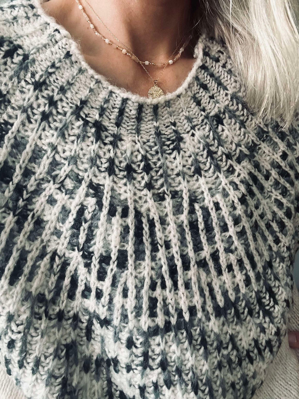 Pull en maille Lilia Grigio