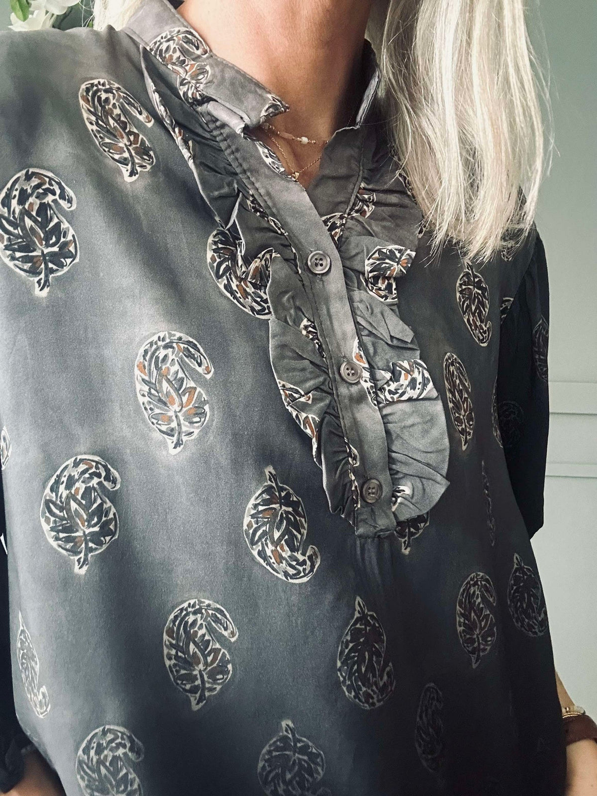 Blouse MdcUnnur - Grey Faded