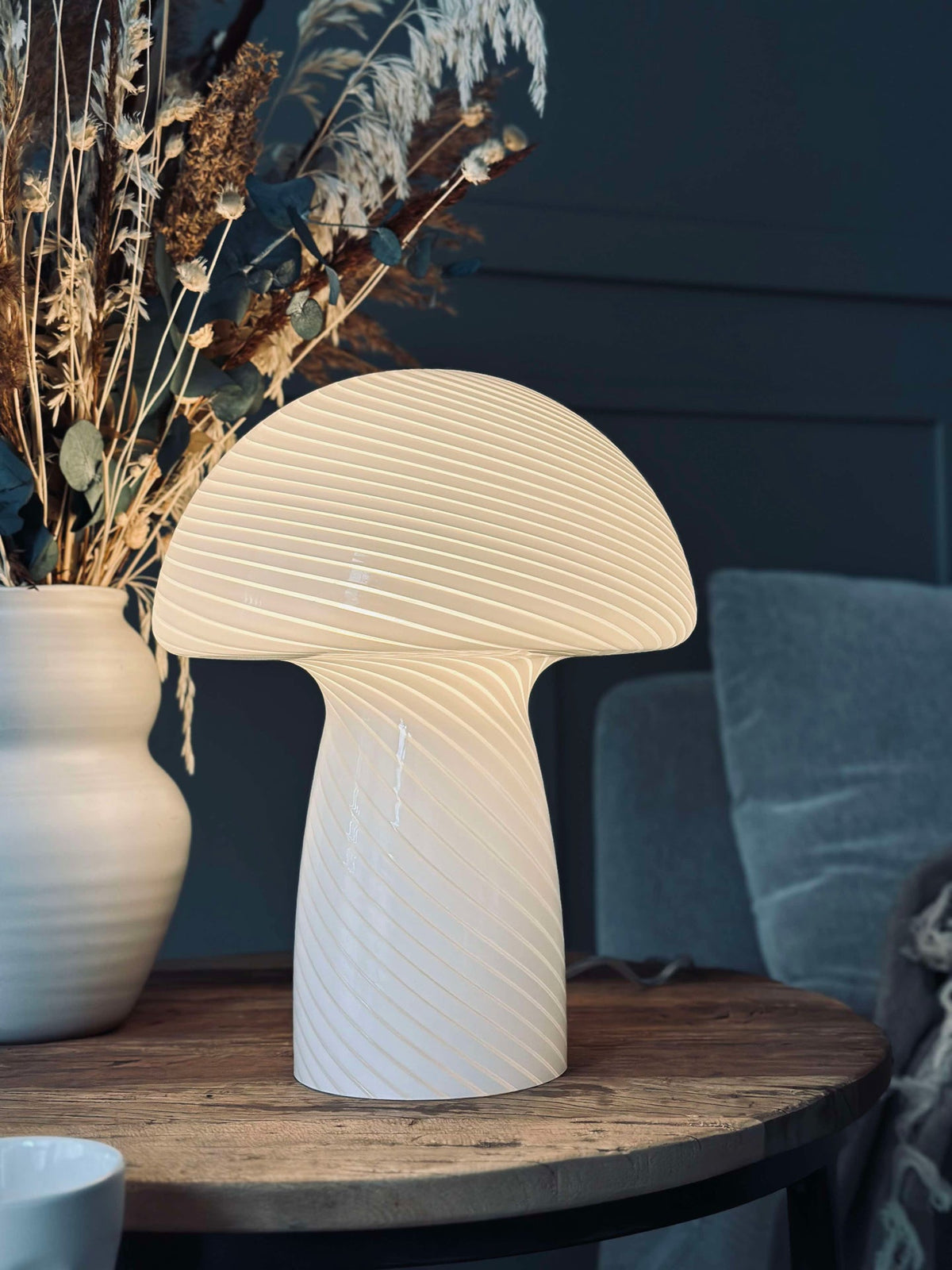 Mushroom Elsa - Blanc 32 cm