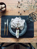 Set de table réversible – Gris / Noir