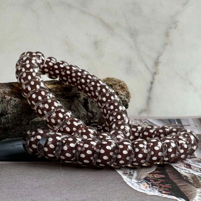 Élastiques pour cheveux Spirale Brown - 2 pcs