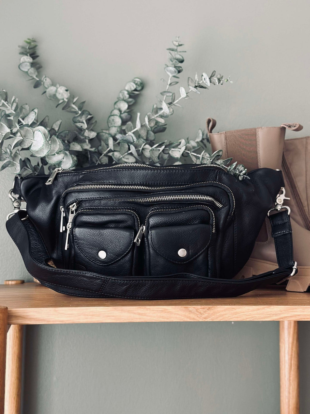 Bumbag Big Deluxe - Black / Silver
