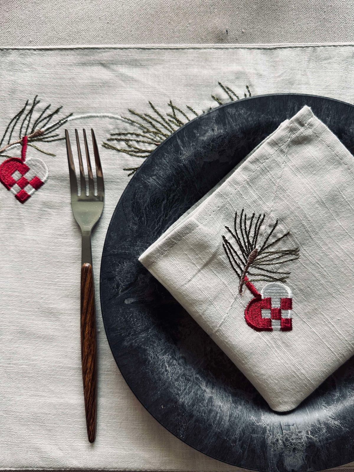 Serviette de table nostalgie