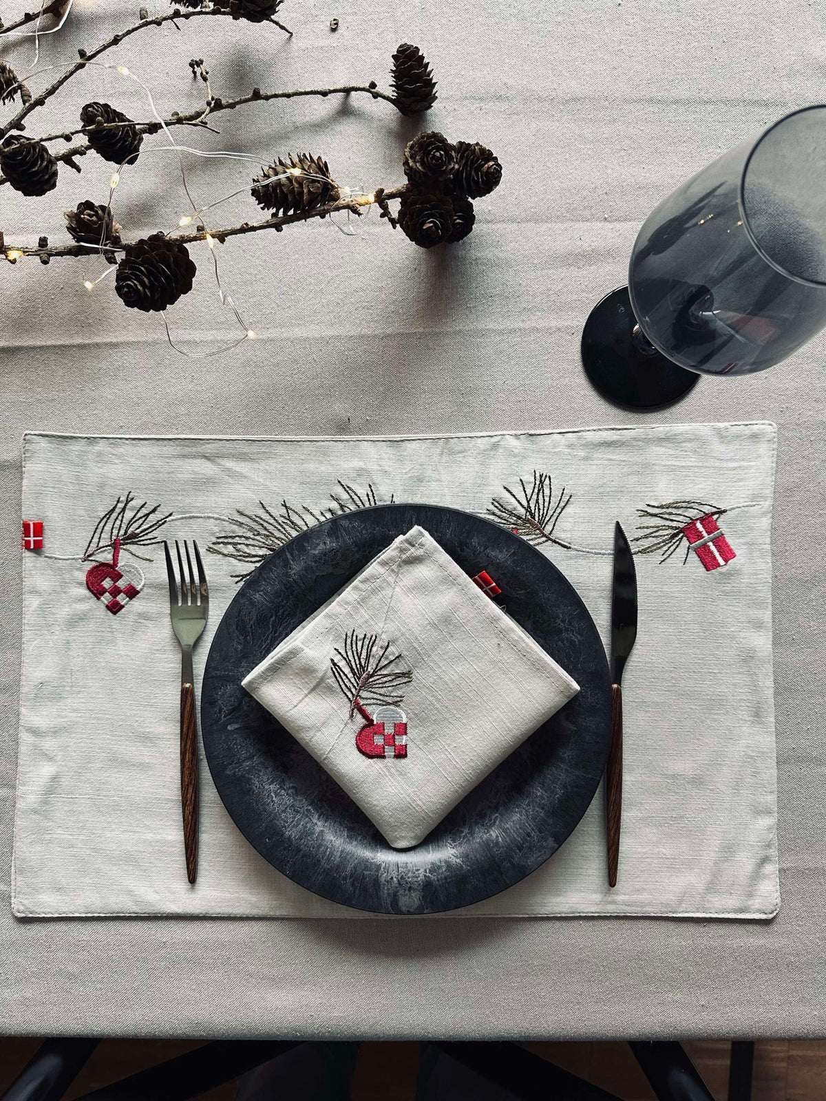 Serviette de table nostalgie