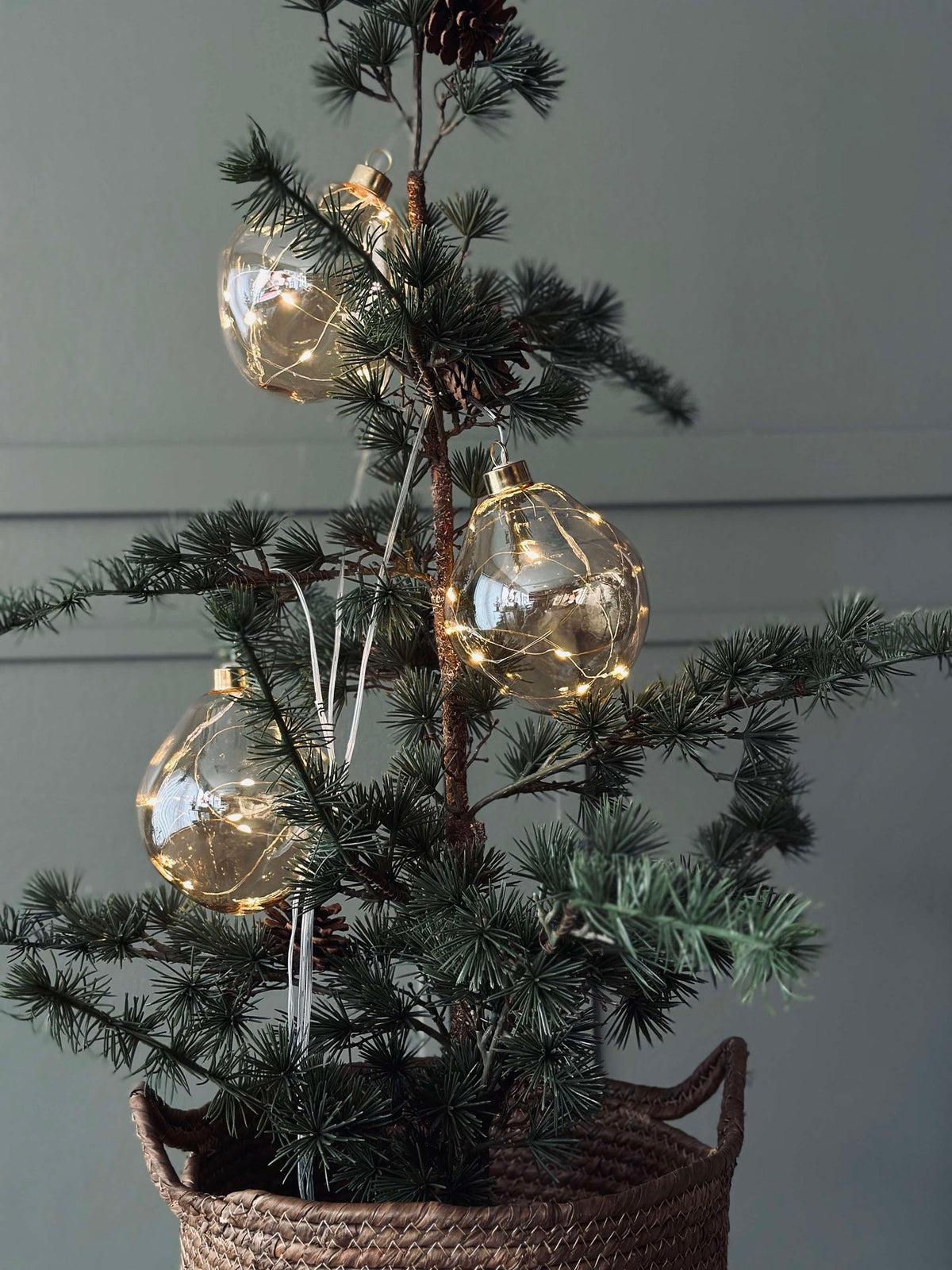 LED Lyskugler Golden - Lot de 3
