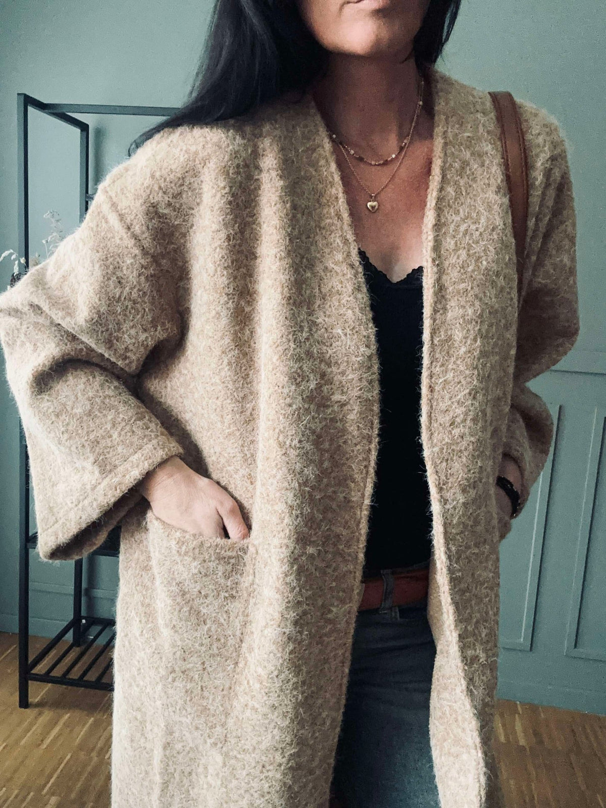 Veste Belina - Oversize Camel
