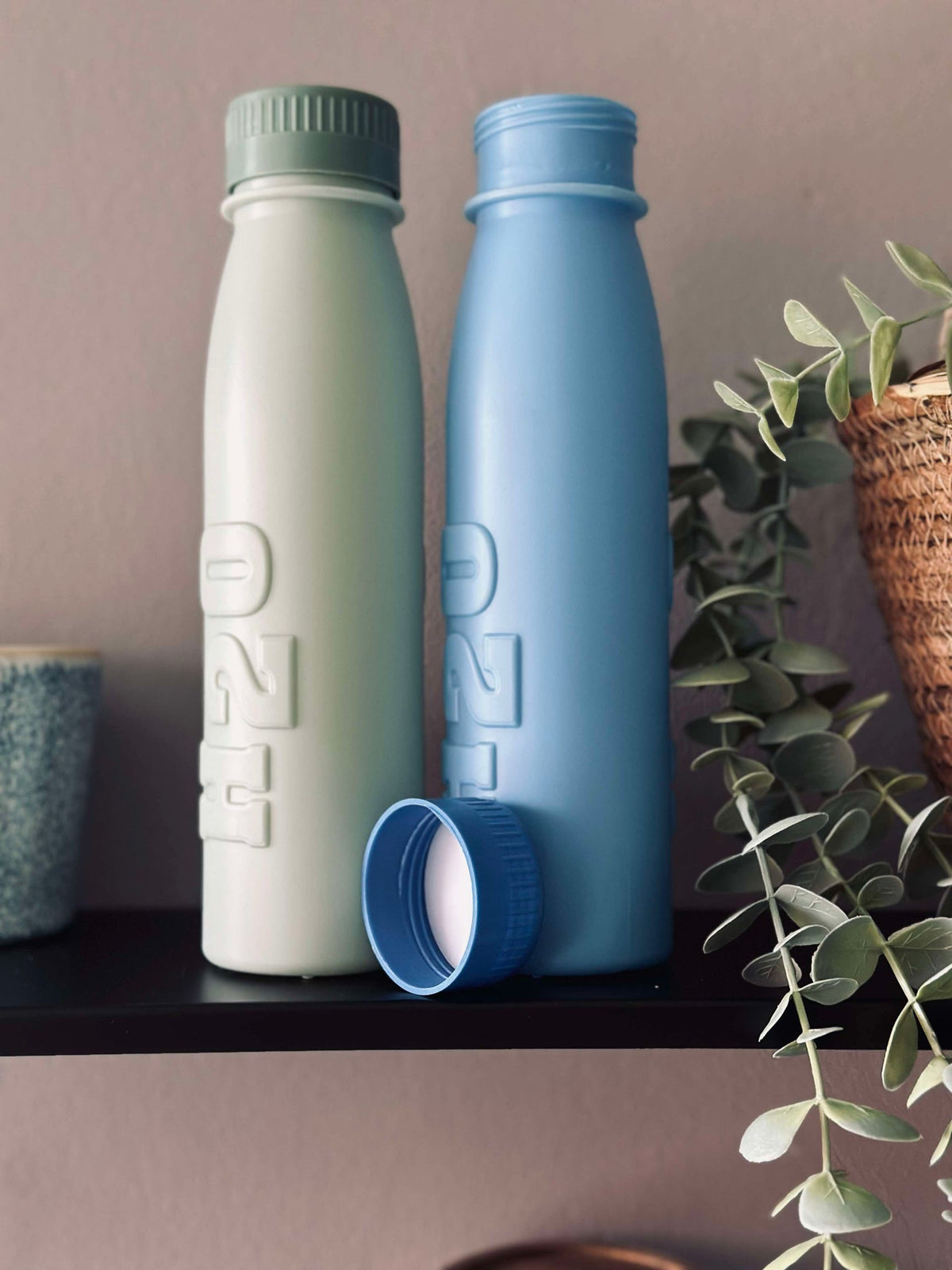 Bouteille H2O 500 ml - Mix vert / bleu