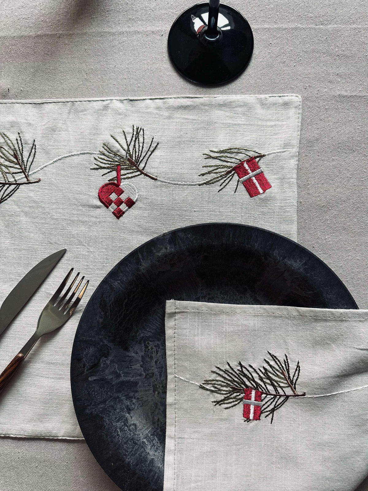 Serviette de table nostalgie