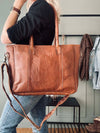 Sac de travail Norma Cognac