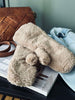 Moufles - Brown fleece