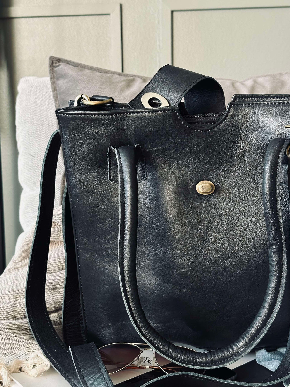 Sac de travail Lady en cuir de buffle