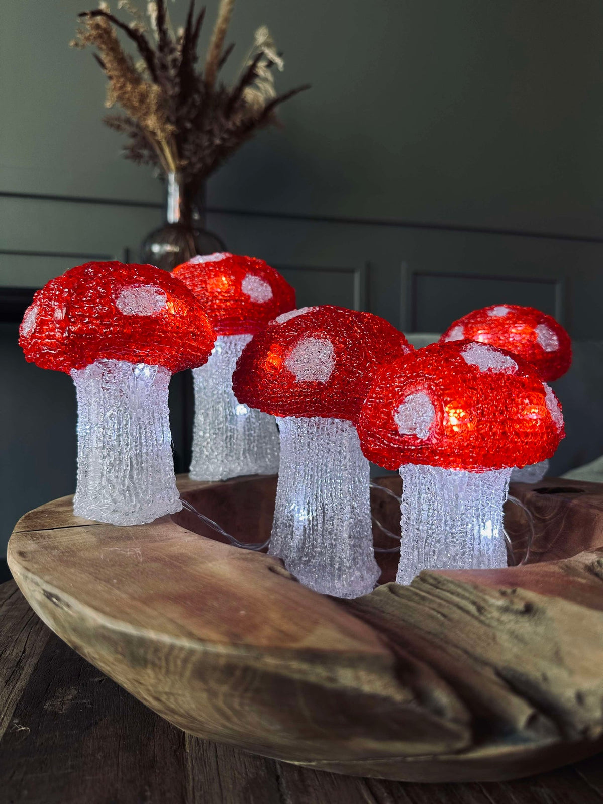 Lot Mushroom de 5 lampes - Homologué pour intérieur et extérieur