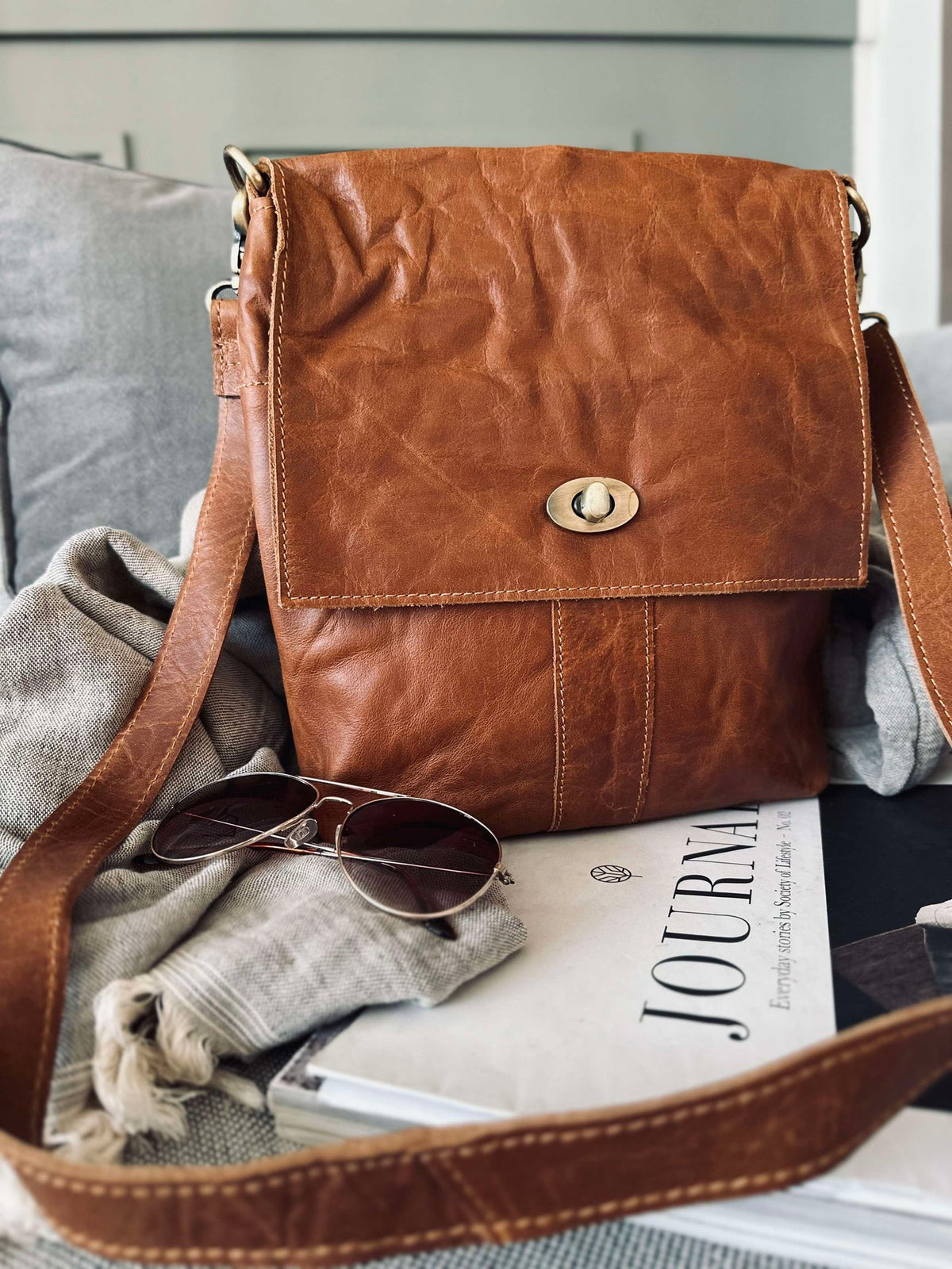 Sac crossover Lima Cognac