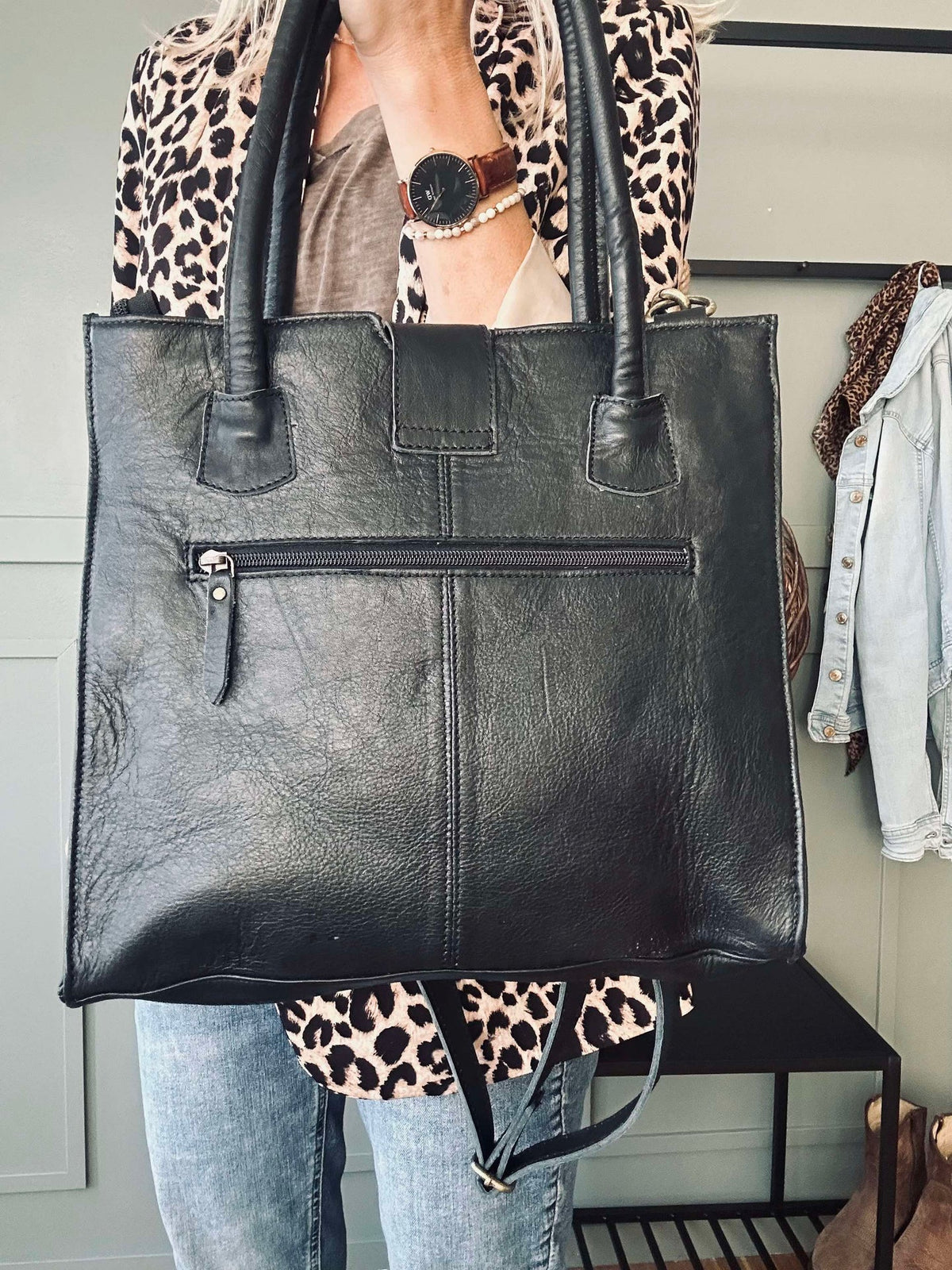 Sac de travail Lady en cuir de buffle