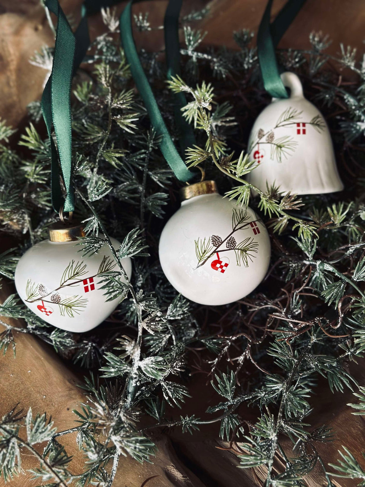 Lot de 3 décorations à suspendre
