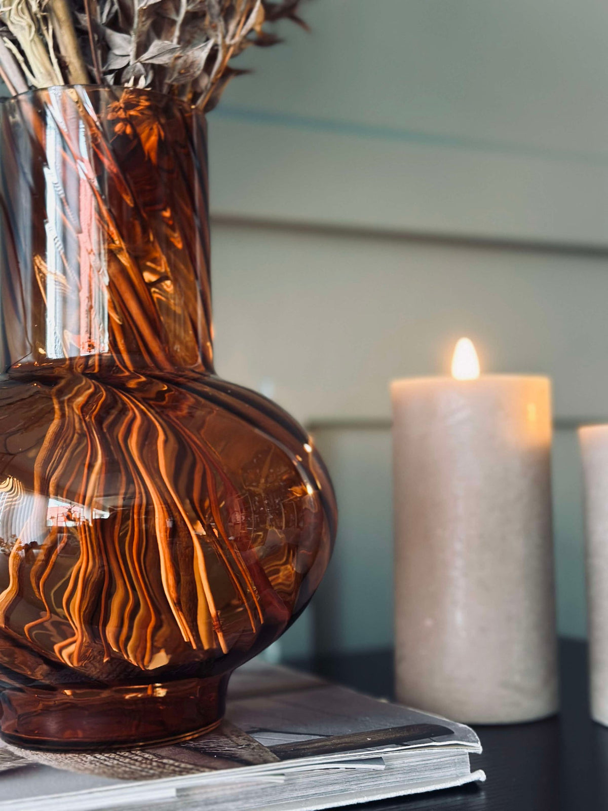 Vase en verre Gylden