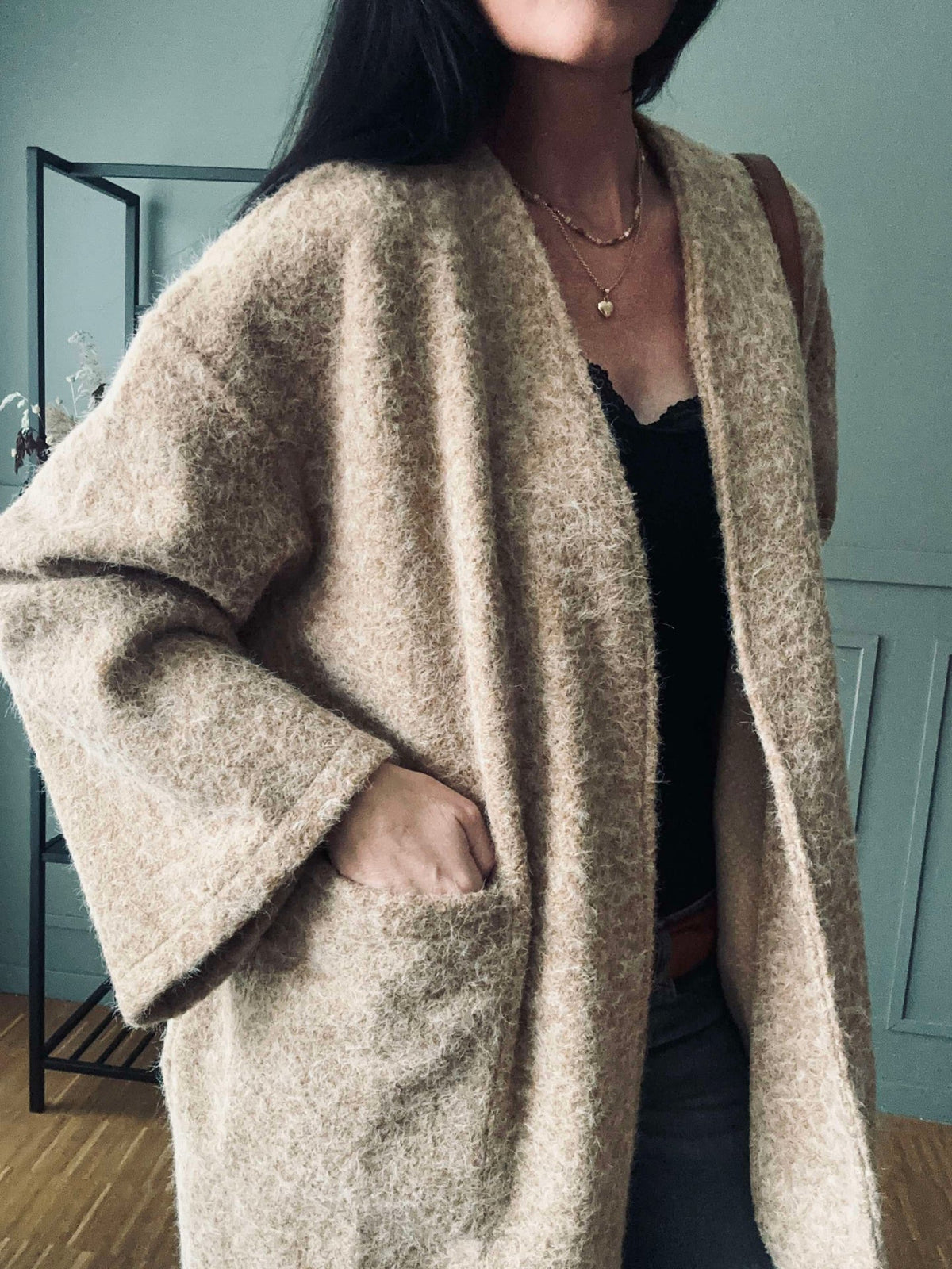 Veste Belina - Oversize Camel
