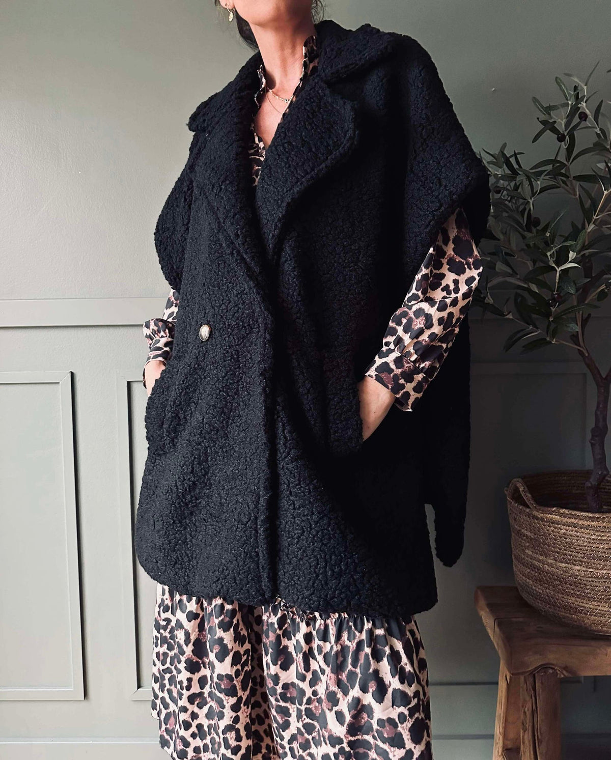 Veste oversize Molly Black