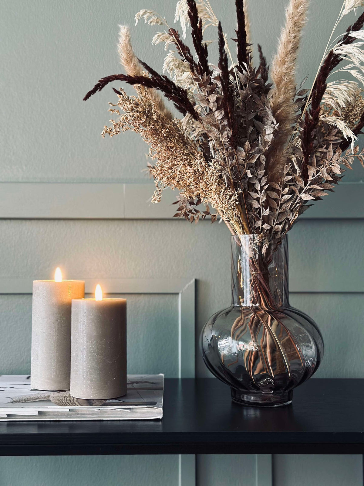 Vase en verre Brown