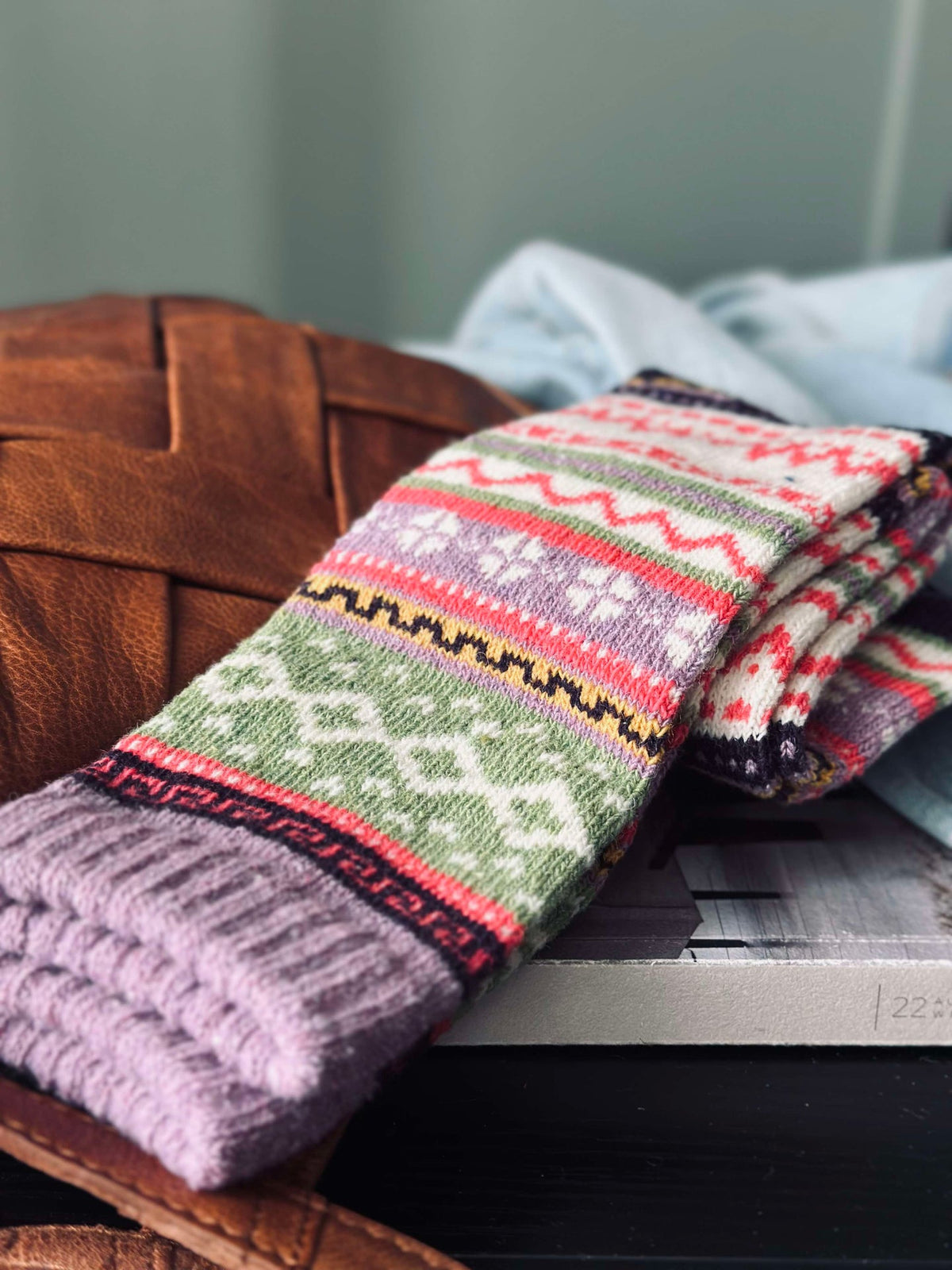 Chaussettes - Mélange lilas