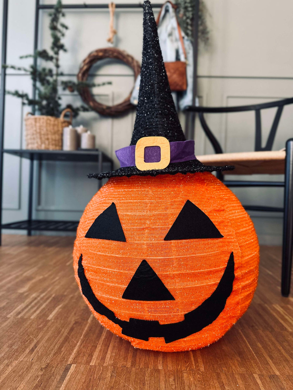Citrouille Halloween LED - 68 cm