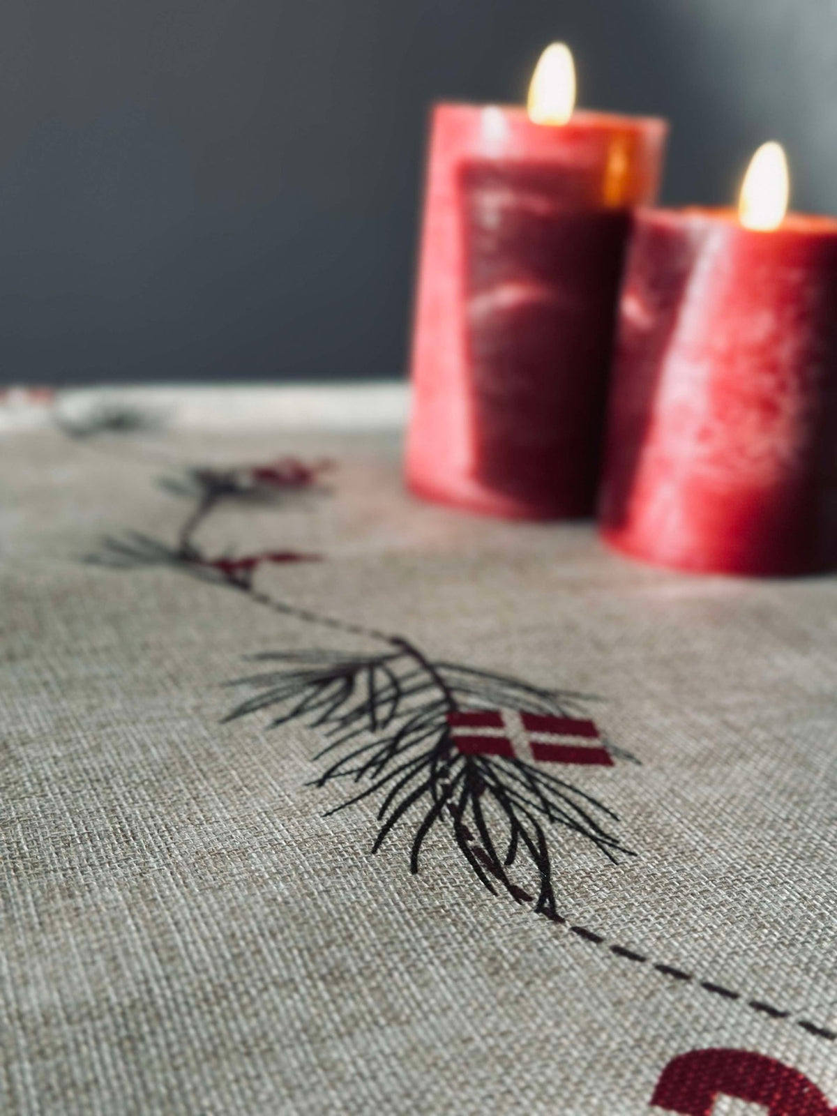 Chemin de table Noël 50x150