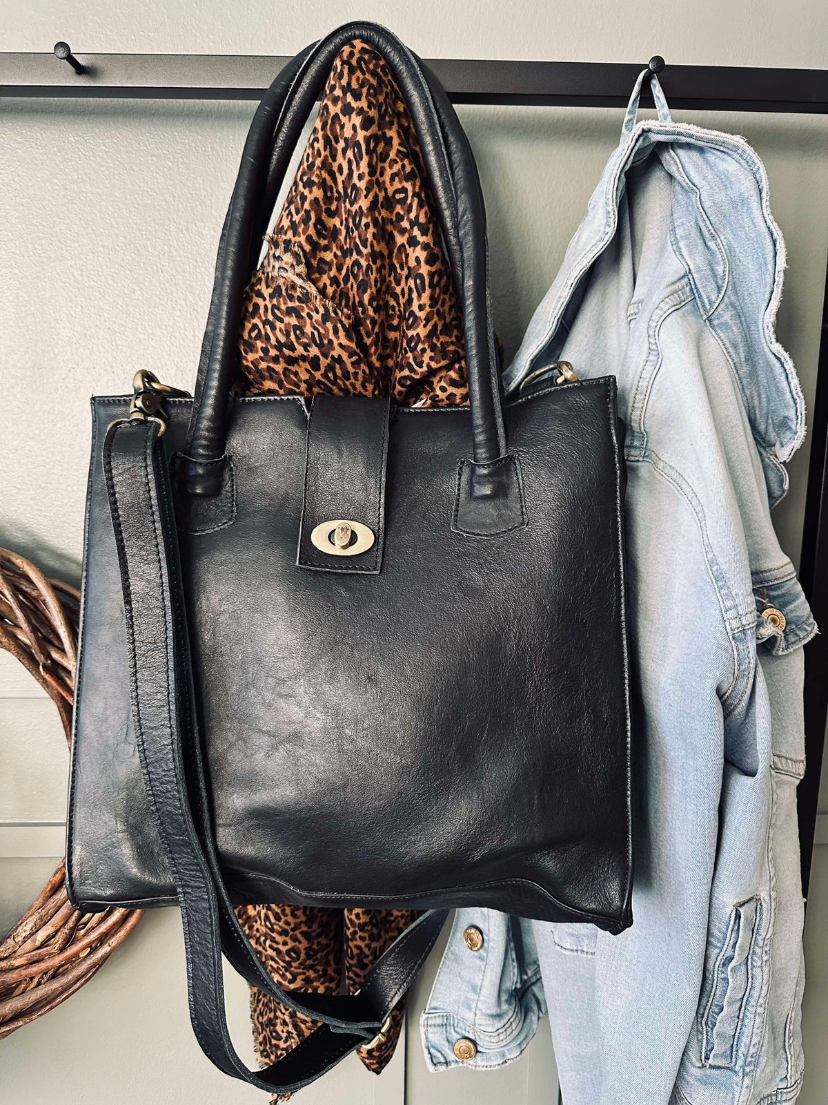 Sac de travail Lady en cuir de buffle
