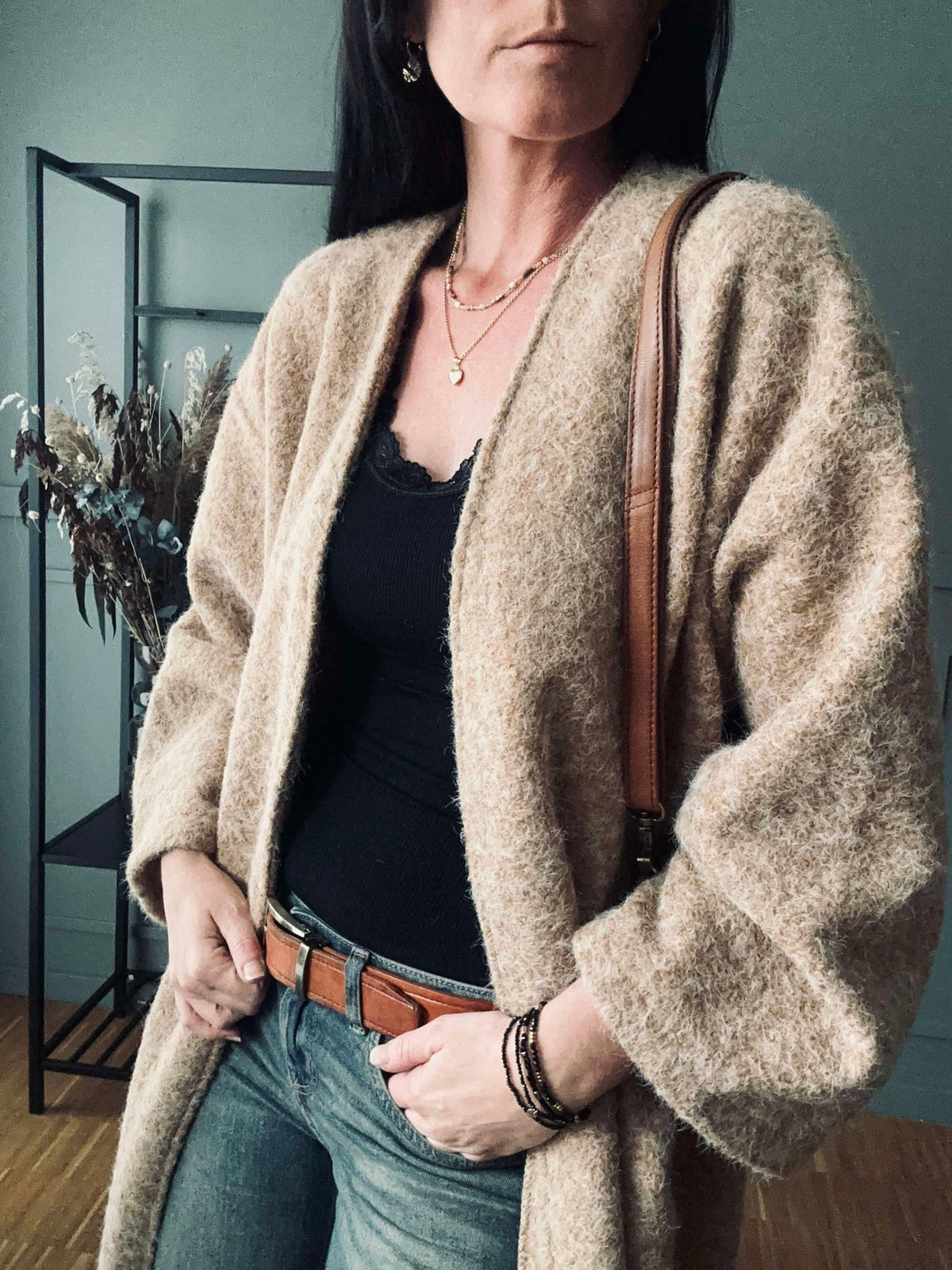 Veste Belina - Oversize Camel