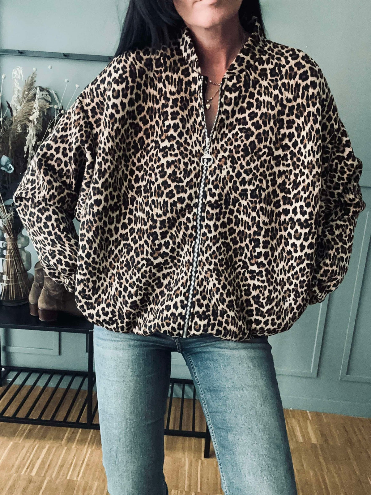 Veste léopard cool