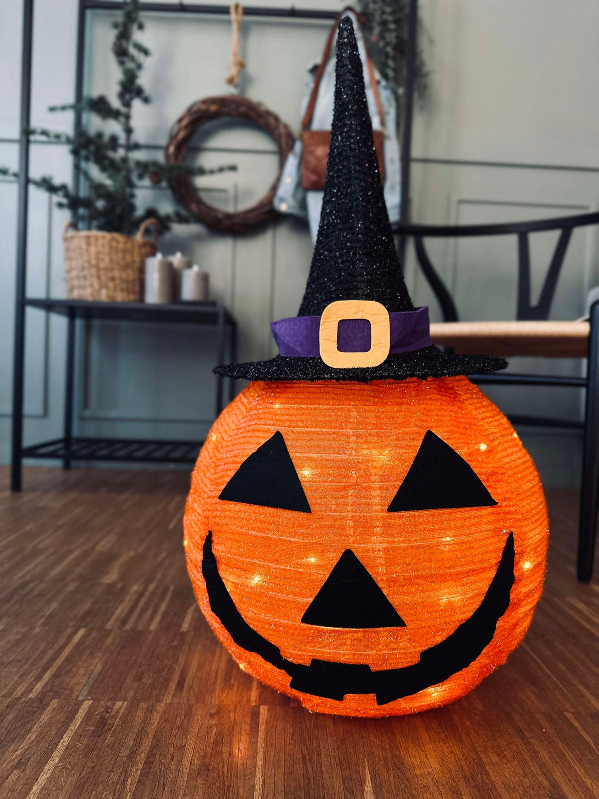 Citrouille Halloween LED - 68 cm