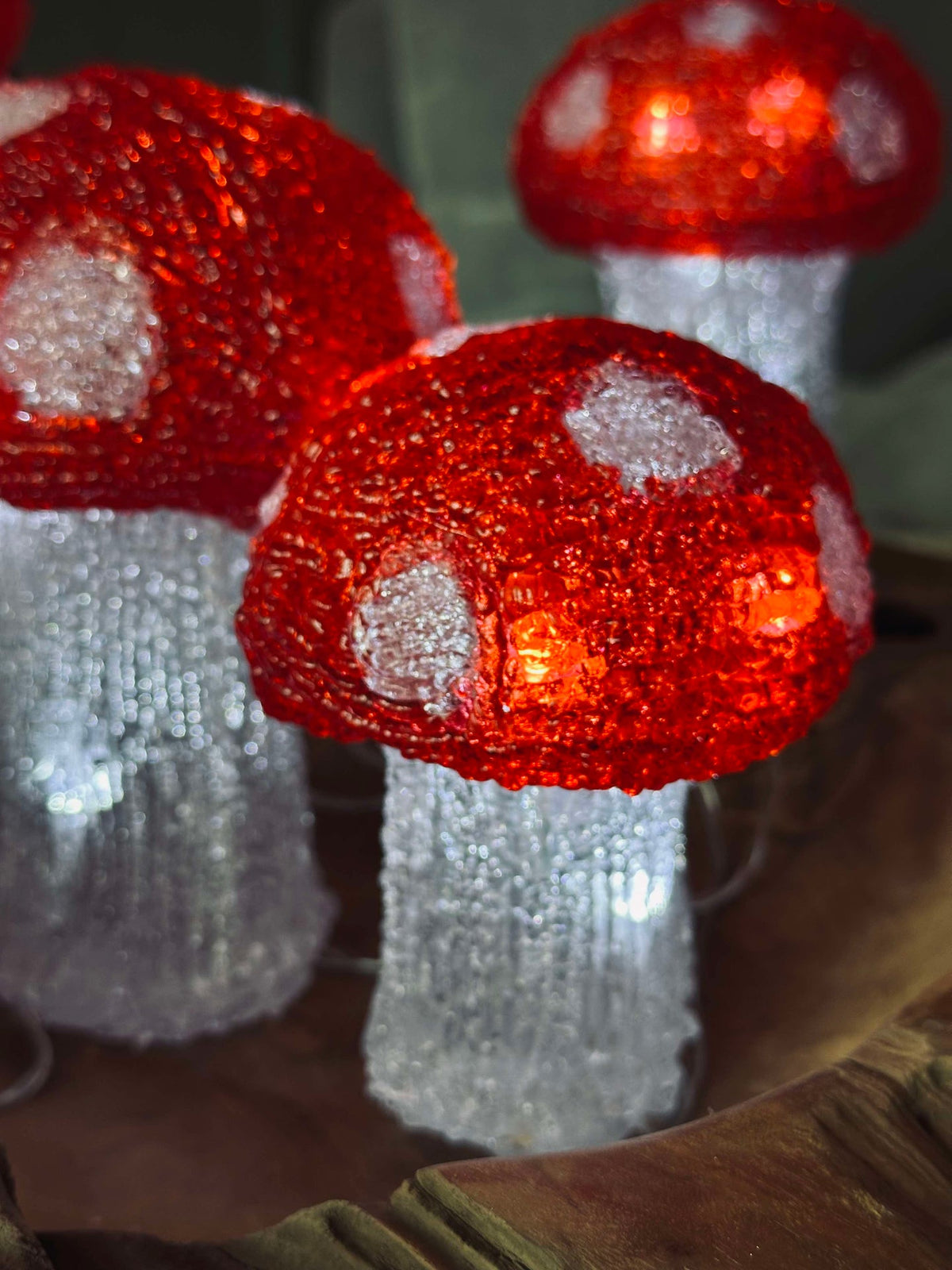 Lot Mushroom de 5 lampes - Homologué pour intérieur et extérieur