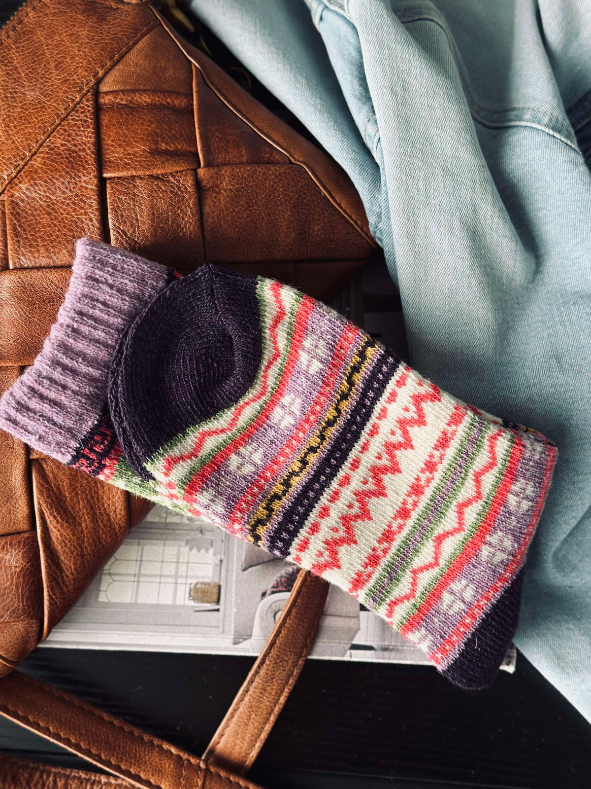 Chaussettes - Mélange lilas