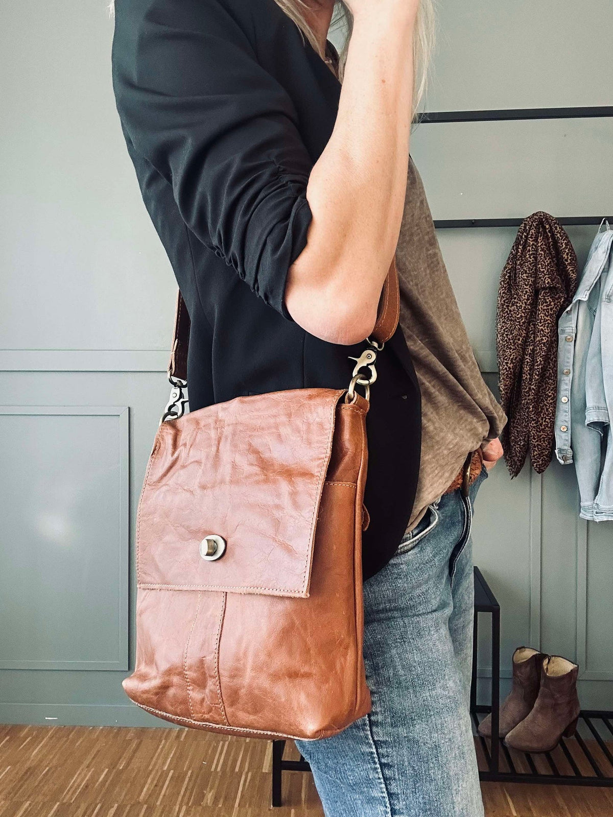 Sac crossover Lima Cognac