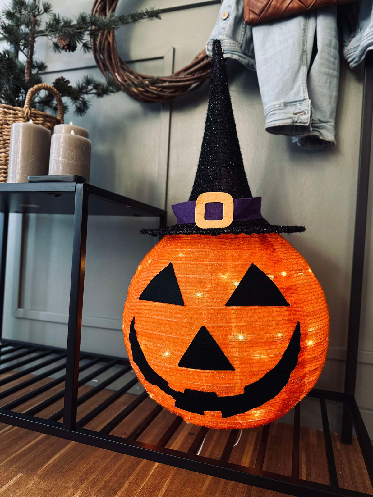 Citrouille Halloween LED - 68 cm