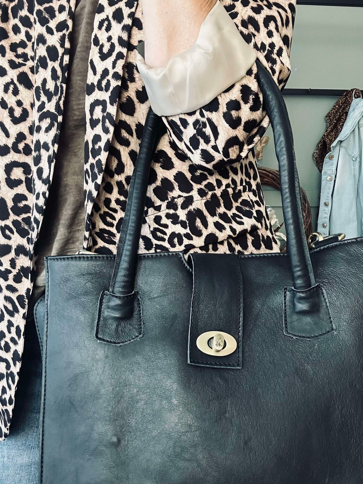 Sac de travail Lady en cuir de buffle