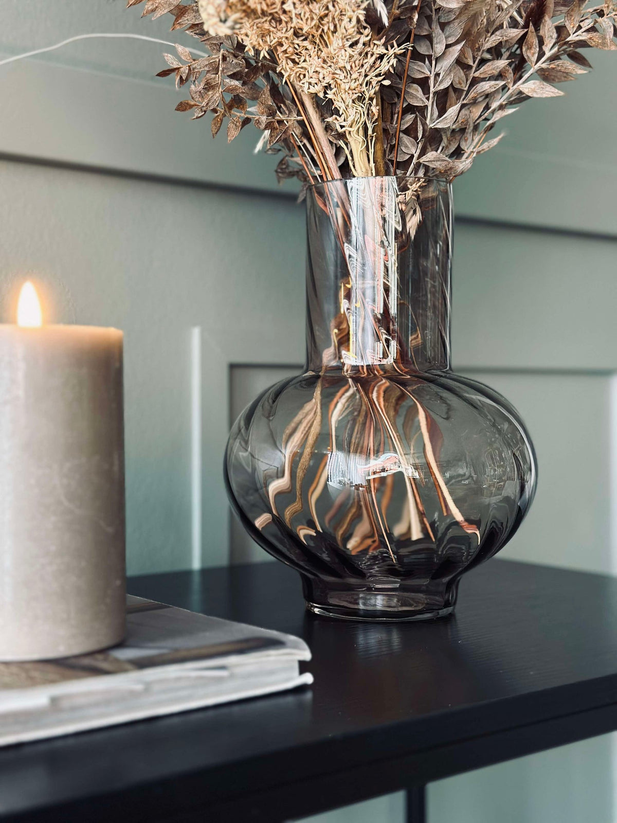 Vase en verre Brown
