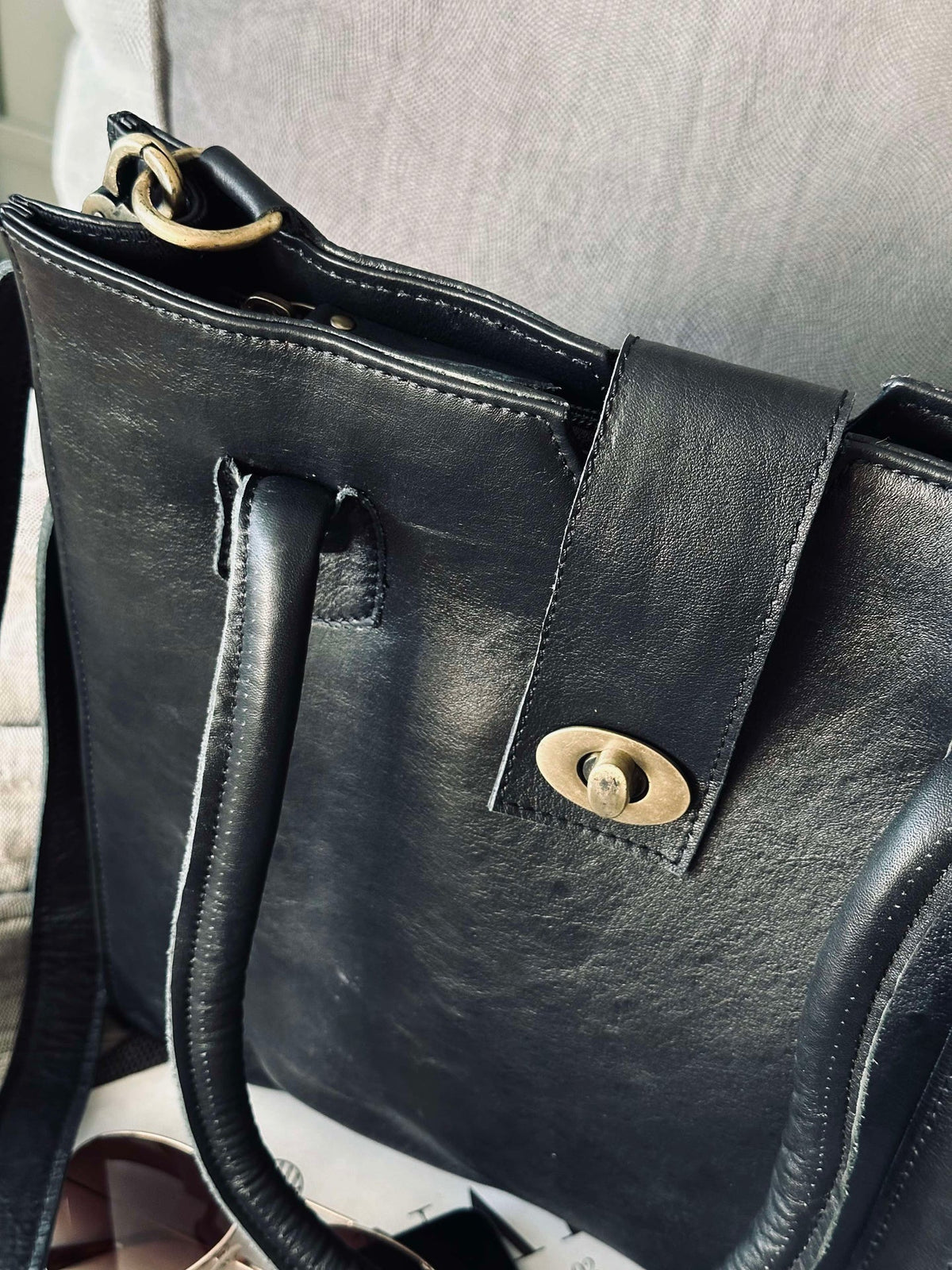 Sac de travail Lady en cuir de buffle