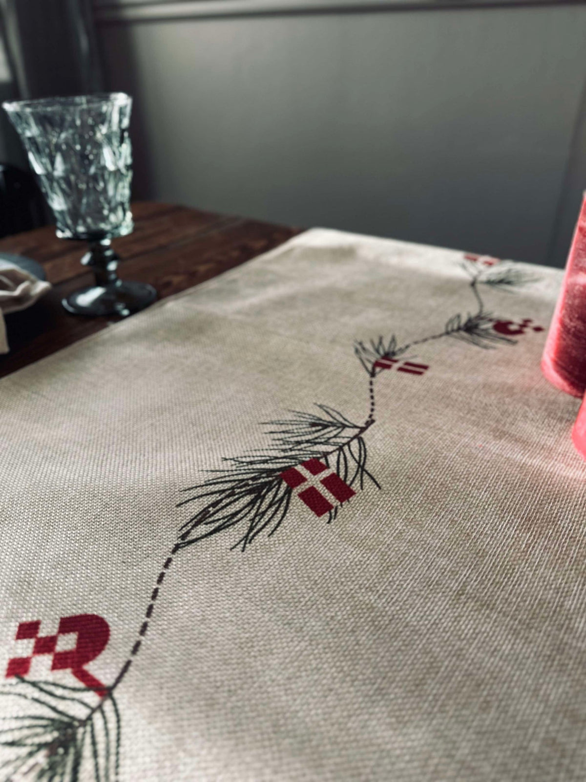Chemin de table Noël 50x150