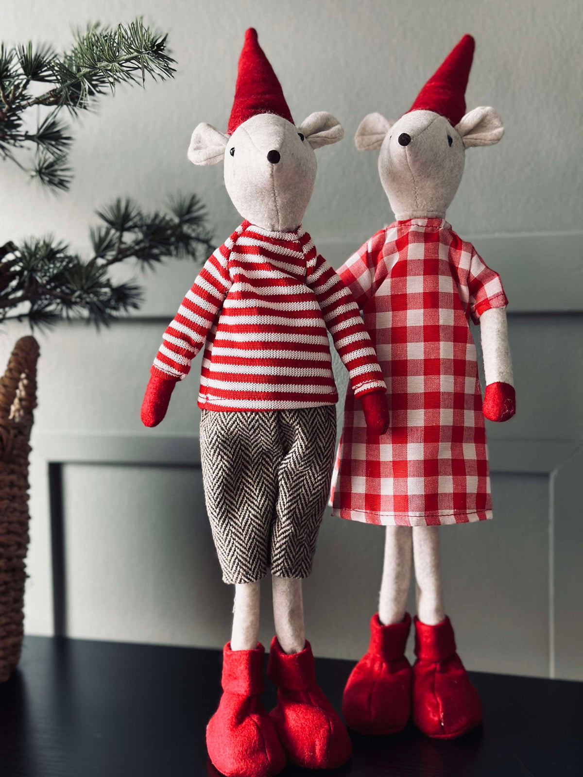 Souris de Noël 49 cm - Fille