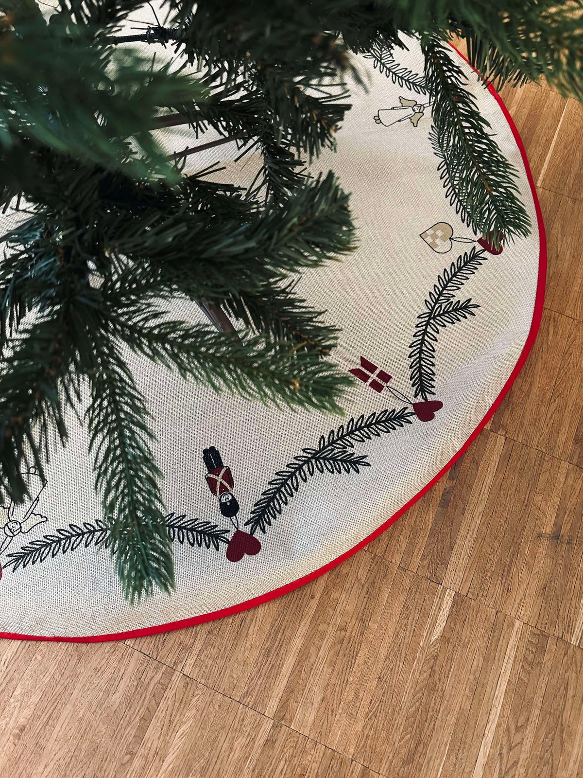 Tapis de sapin de Noël
