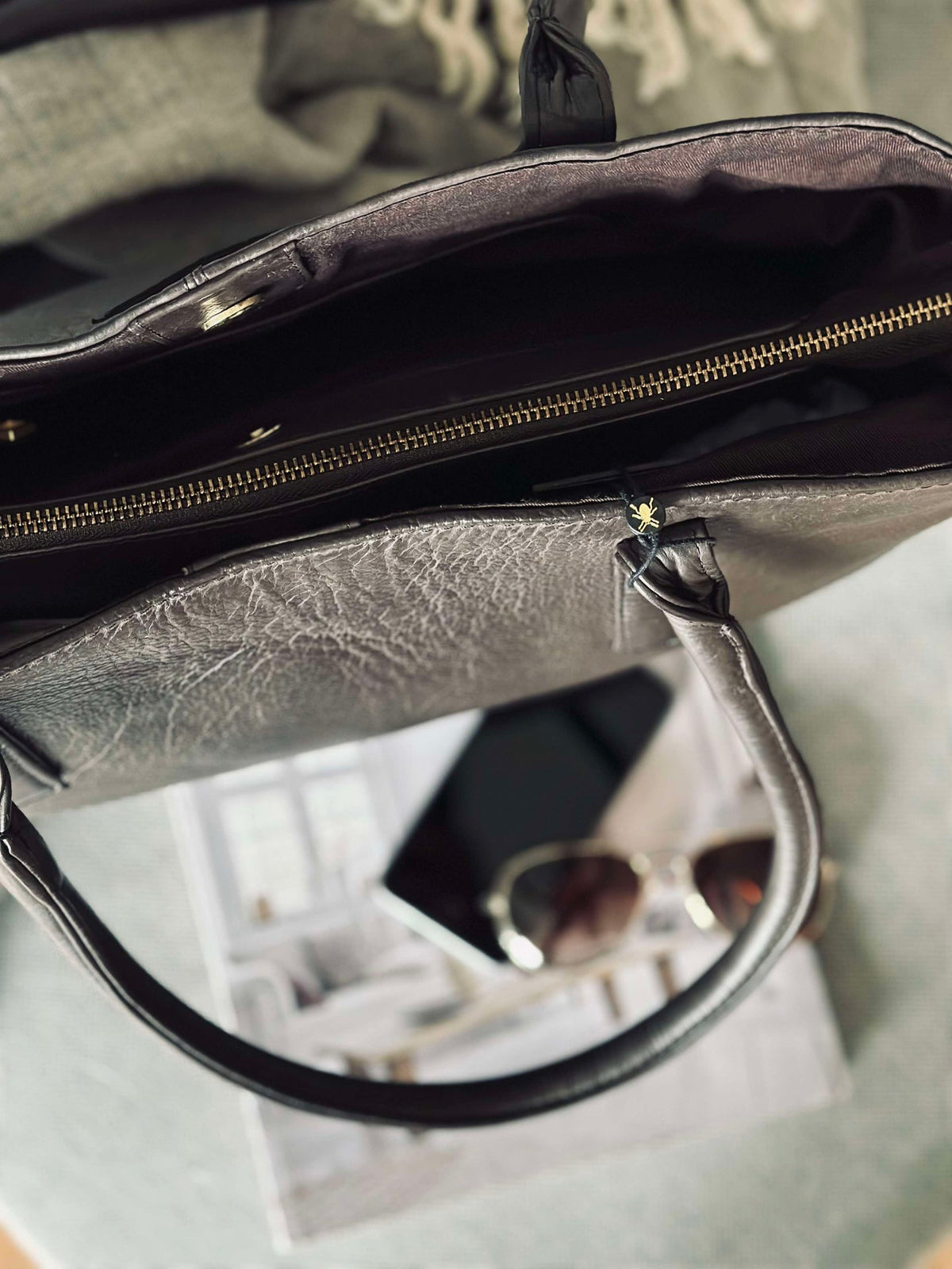 Sac de travail / shopper Brown  – Soft leather