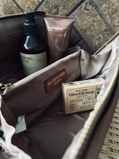 Trousse de toilette Halima Walnut - Small