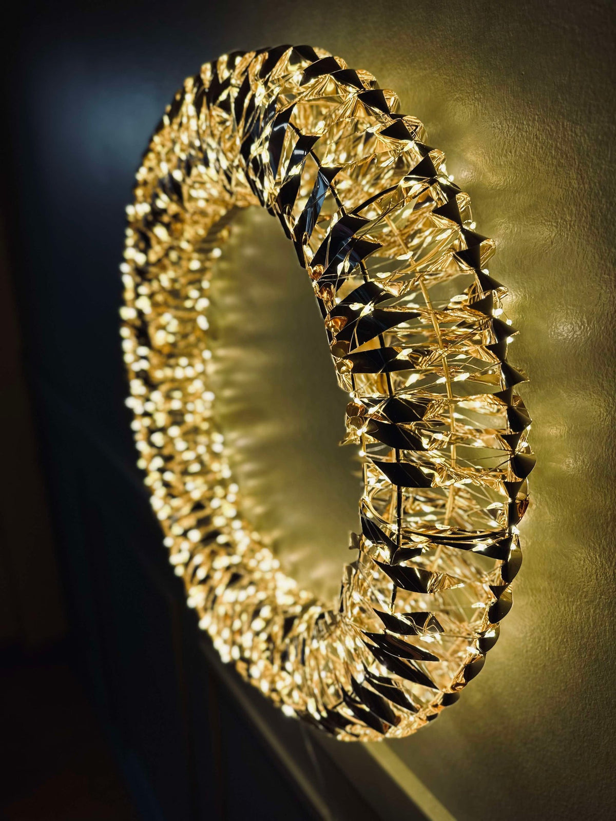 Couronne avec 720 micro LED - 50 cm
