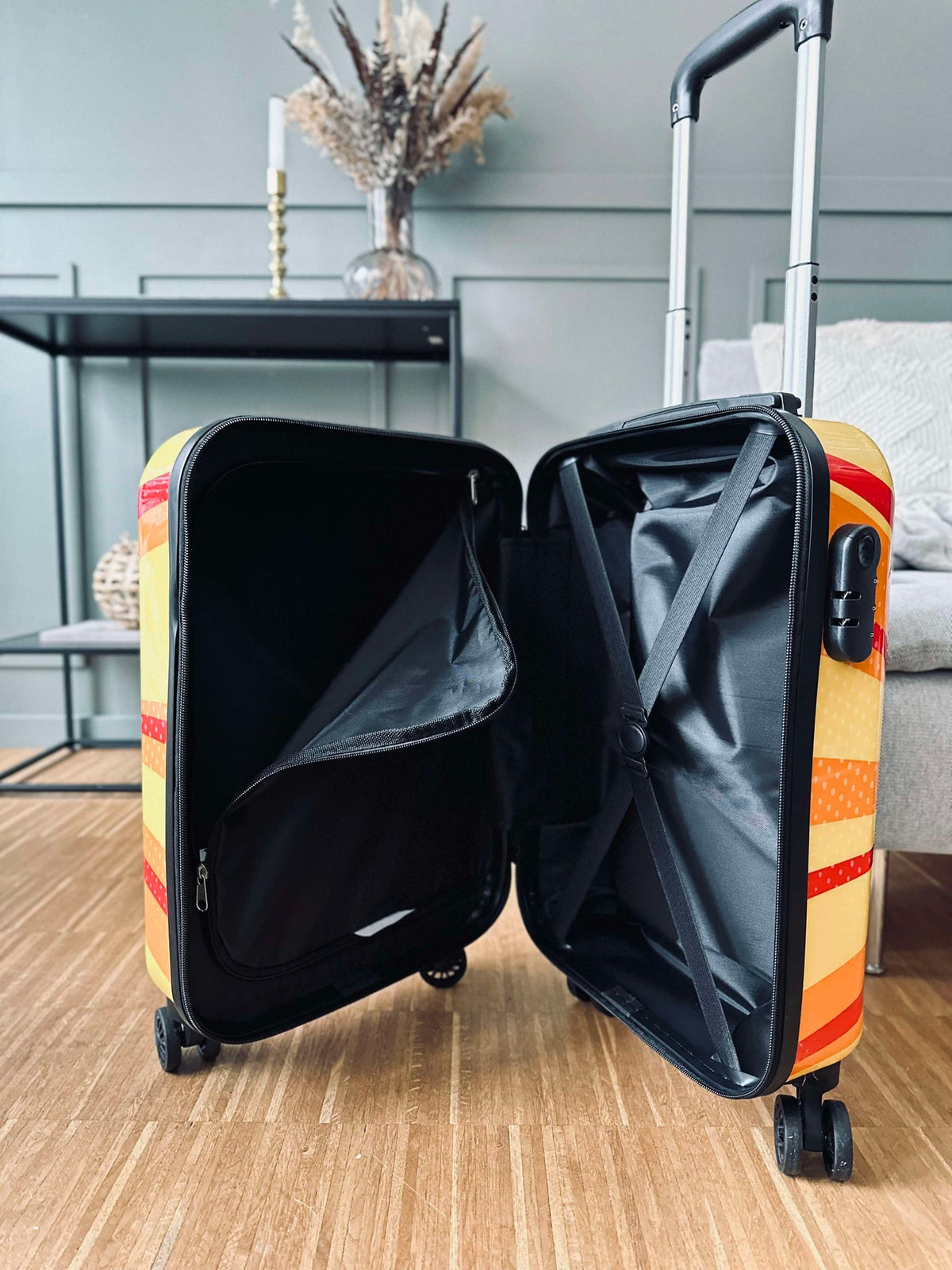 Valise trolley 55 cm - Jaune légère