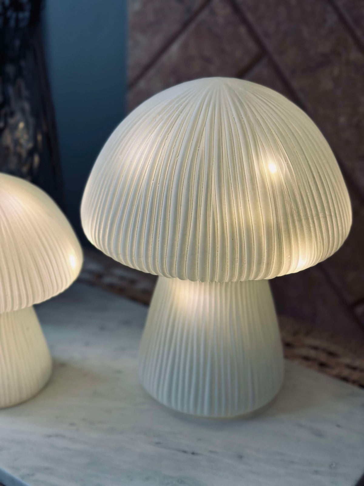 Mushroom Astrid - Blanc 20 cm
