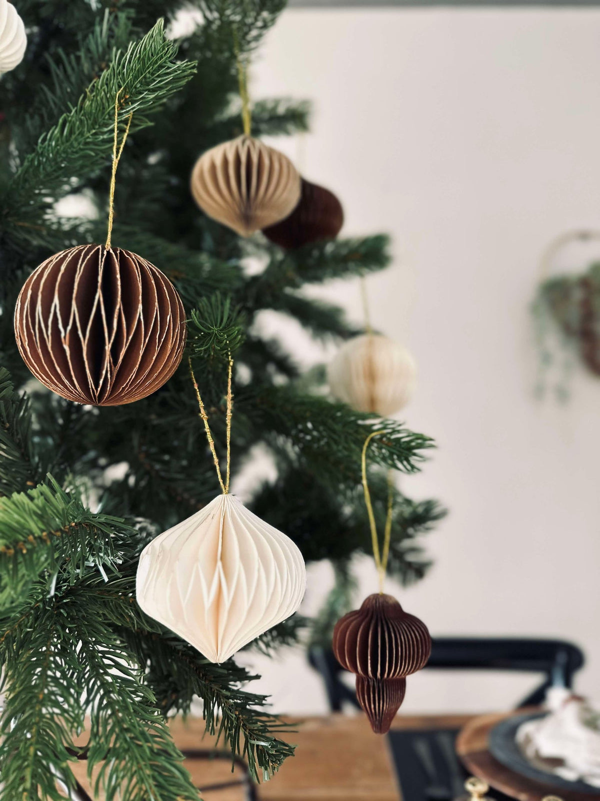 Suspensions de Noël en Papier Large - 9 pcs.