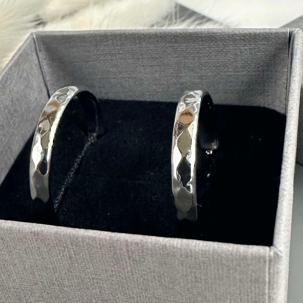 Boucles d'oreilles Mille plaquées argent