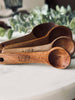 Cuillères doseuses Acacia - Lot de 4 pièces.