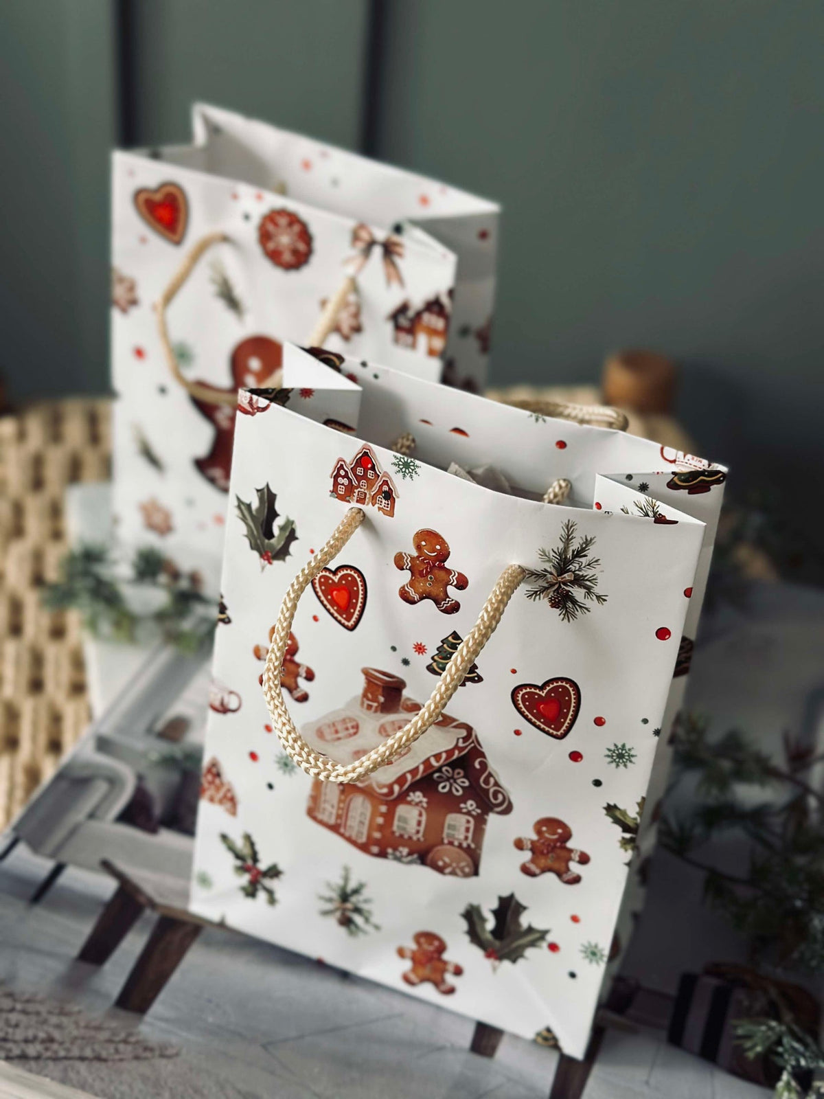Sachet cadeau Gingerbread - 1 pièce